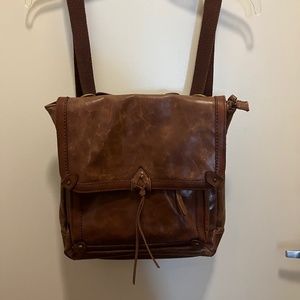 The Sak Ventura Convertible Backpack Brown Distressed Leather